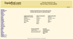 Desktop Screenshot of equipfind.com